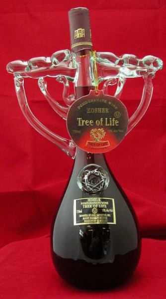Menorah Pomegranate Desert Wine Menorah_Pomegranate