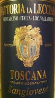 0 Fattoria La Lecciaia - Sangiovese Toscana