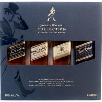 Johnnie Walker - Black/Gold/18yr/Blue  Sampler (200ml) (200ml)